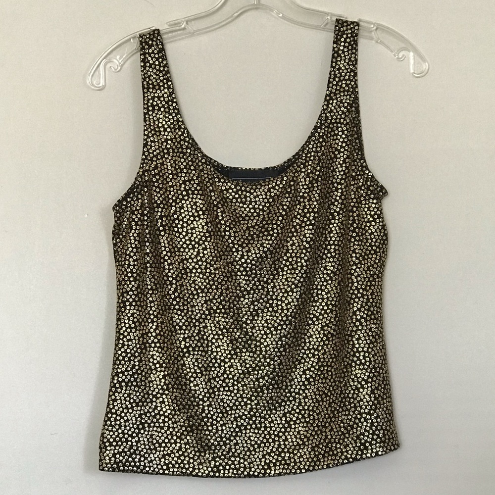 Alex Evenings Black and Gold Top